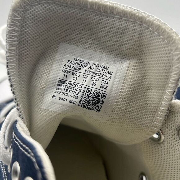 CONVERSE CHUCK TAYLOR ALL STAR CANVAS & JACQUARD sneaker shoe A08729F NWB Men 11 - Picture 5 of 9